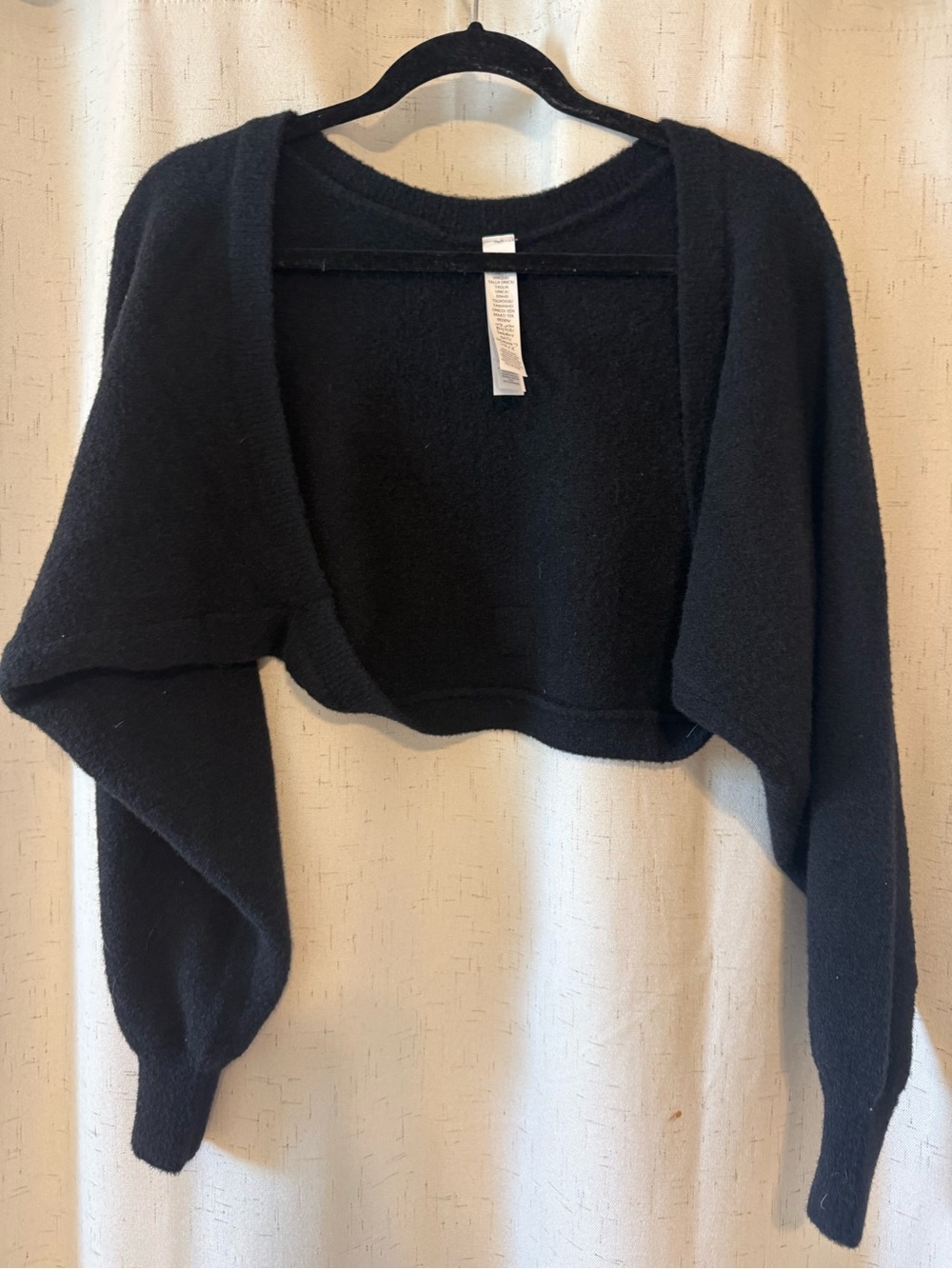 ALO Yoga- Snuggle Up Sweater Shawl - Black- OS- NWOT